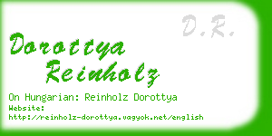 dorottya reinholz business card